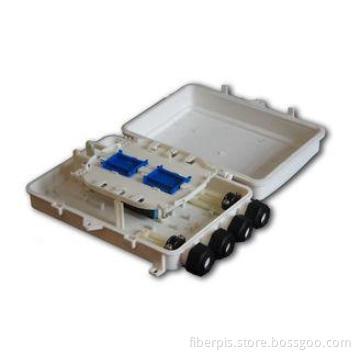white FTTX fiber optic termination box for Wall mounted 24